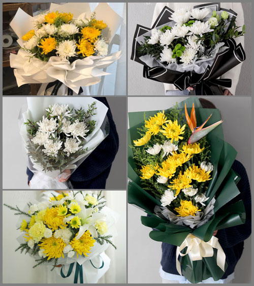 广西桂林叠彩区叠彩街道白事花束代送